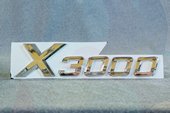 Эмблема капота буквы "X3000"