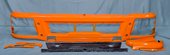 Бампер F3000 металл оранжевый высокий