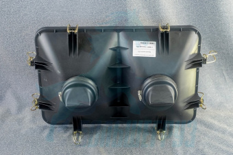 Крышка корпуса воздушного фильтра FAW J6 E5 (нижняя, прямоугольная, 8 замков)